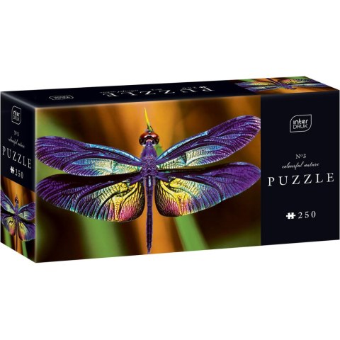 Puzzle 250 Colourful Nature 3 Dragonfly PUZ250CN3D INTERDRUK Puzzle 250 Colourful Nature 3 Dragonfly PUZ250CN3D INTERDRUK