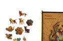 Puzzle drewniane 90 elementów 23x20cm PIES 0422-0004-05 Panta Plast