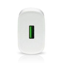Ładowarka sieciowa 230V EVERACTIVE SC-250Q 1xUSB-A 18W biała