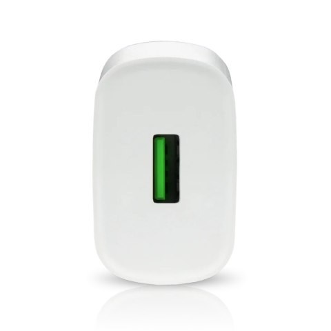 Ładowarka sieciowa 230V EVERACTIVE SC-250Q 1xUSB-A 18W biała Ładowarka sieciowa 230V EVERACTIVE SC-250Q 1xUSB-A 18W biała