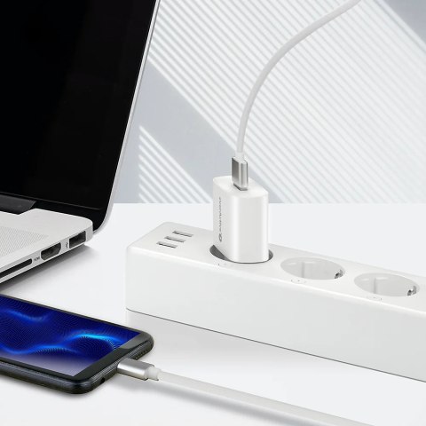 Ładowarka sieciowa 230V EVERACTIVE SC-250Q 1xUSB-A 18W biała Ładowarka sieciowa 230V EVERACTIVE SC-250Q 1xUSB-A 18W biała