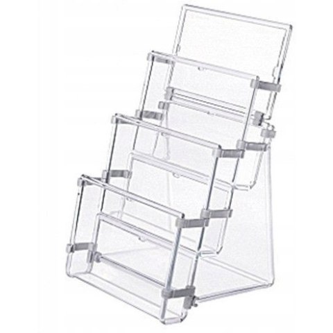 Stojak na ulotki A5 trzy kieszenie 0403-0044-00 PANTA PLAST Stojak na ulotki A5 trzy kieszenie 0403-0044-00 PANTA PLAST