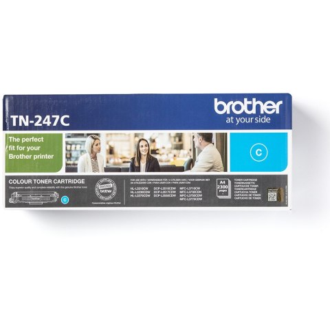 Toner BROTHER (TN-247C) niebieski 2300str Toner BROTHER (TN-247C) niebieski 2300str