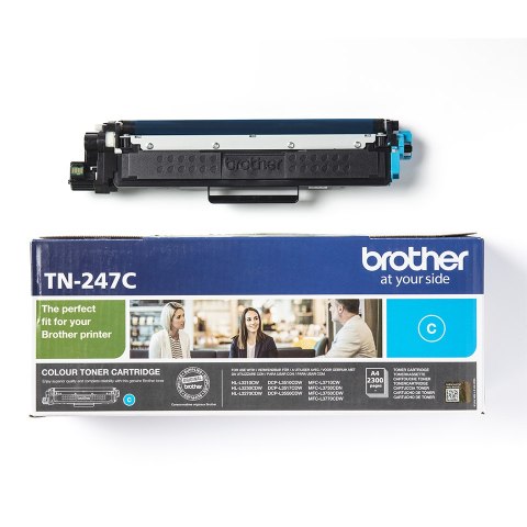 Toner BROTHER (TN-247C) niebieski 2300str Toner BROTHER (TN-247C) niebieski 2300str