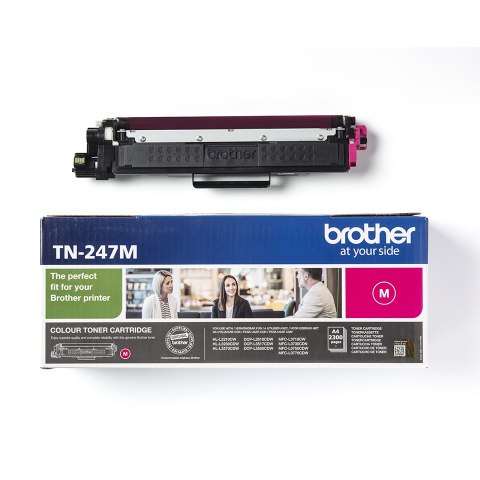 Toner BROTHER (TN-247M) purpurowy 2300str Toner BROTHER (TN-247M) purpurowy 2300str