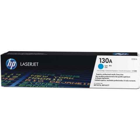 Toner HP 130A (CF351A) niebieski 1000str Toner HP 130A (CF351A) niebieski 1000str