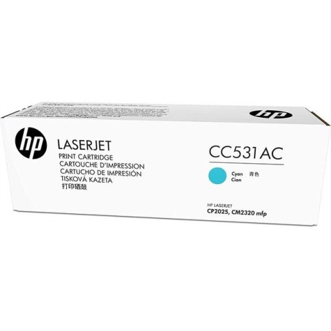 Toner HP 304A (CC531AC) niebieski 2800str korporacyjny CM2320/CP2020/CP2025 Toner HP 304A (CC531AC) niebieski 2800str korporacyjny CM2320/CP2020/CP2025