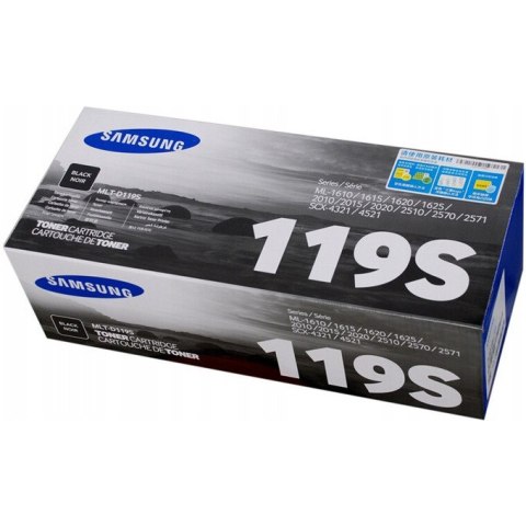Toner SAMSUNG (MLT-D119S/SU863A) czarny 2000str (następca MLT-D2010D3) Toner SAMSUNG (MLT-D119S/SU863A) czarny 2000str (następca MLT-D2010D3)