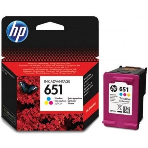 Tusz HP 651 (C2P11AE) kolor 300str Tusz HP 651 (C2P11AE) kolor 300str