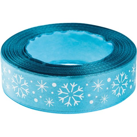 Wstążka satynowa Boże Narodzenie 25mm/22m niebieska WSX25-4 BREWIS Wstążka satynowa Boże Narodzenie 25mm/22m niebieska WSX25-4 BREWIS