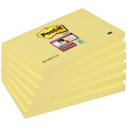 Bloczek 3M POST-IT 76x127mm 12x90kart żółty Super Sticky (12sztuk) 70005197903 655-12SSCY-EU
