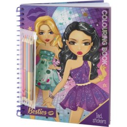 Kolorowanka A4 Moda + kredki 140003 BESTIES
