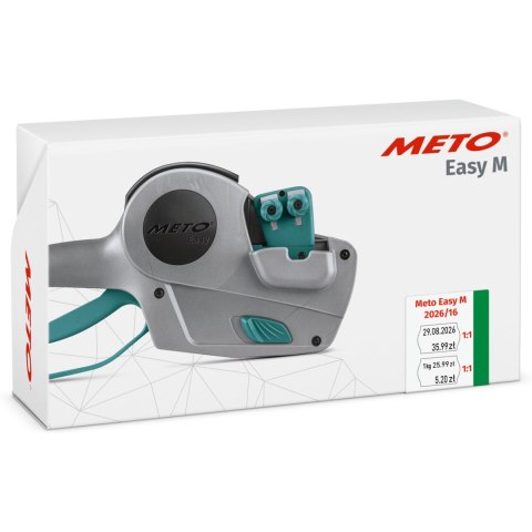 Metkownica dwurzędowa 26x16 METO Easy M 2026/16 (+ symbole g/Kg) M30014340 Metkownica dwurzędowa 26x16 METO Easy M 2026/16 (+ symbole g/Kg) M30014340