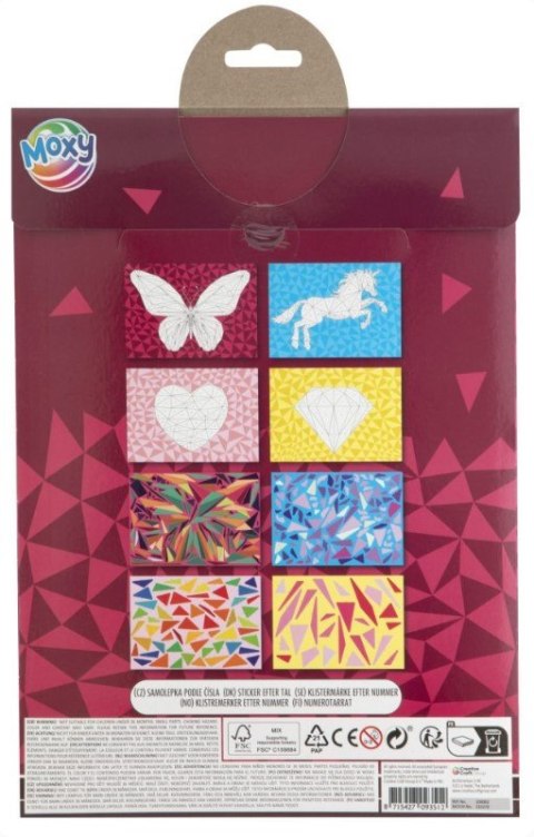 Naklejanie po numerach A4 MOTYL 100082/A MOXY Naklejanie po numerach A4 MOTYL 100082/A MOXY