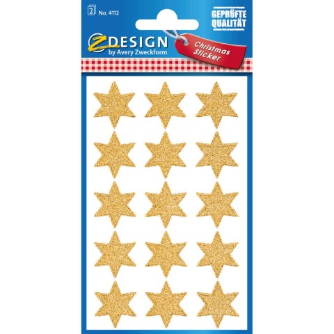 Naklejki Z-Design błyszczące - gwiazdki 4112 AVERY ZWECKFORM Naklejki Z-Design błyszczące - gwiazdki 4112 AVERY ZWECKFORM