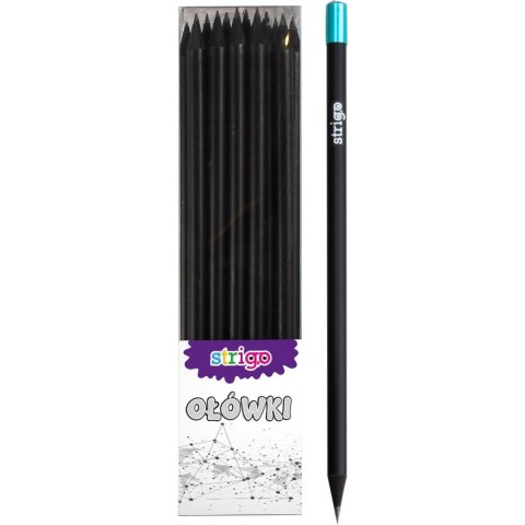 Ołówek z diamentem HB-czarne drewno BD01 STRIGO Ołówek z diamentem HB-czarne drewno BD01 STRIGO