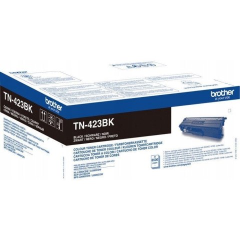 Toner BROTHER (TN-423BK) czarny 6500str Toner BROTHER (TN-423BK) czarny 6500str