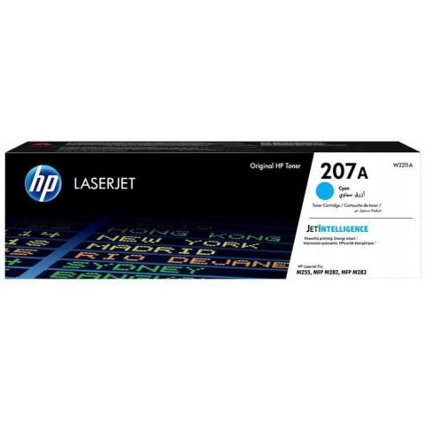 Toner HP 207A (W2211A) niebieski 1250str Toner HP 207A (W2211A) niebieski 1250str
