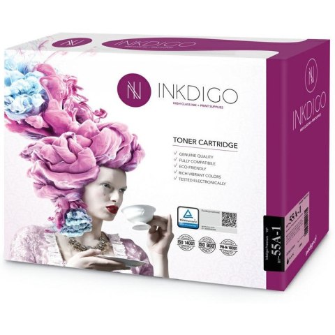 Toner INKDIGO (HP-55A-1) czarny 6000str zamienik HP (55A/CE255A) Toner INKDIGO (HP-55A-1) czarny 6000str zamienik HP (55A/CE255A)