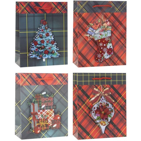 Torebka ozdobna TBN-24184-HS-A3 31x42x12cm (12szt) ROZETTE Torebka ozdobna TBN-24184-HS-A3 31x42x12cm (12szt) ROZETTE