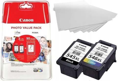 Tusz CANON (PG-545XL+CL-546XL/8286B006) czarny+kolor (2szt) Tusz CANON (PG-545XL+CL-546XL/8286B006) czarny+kolor (2szt)