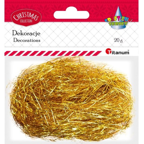 Włosy anielskie 20g złote 389727 TITANUM Włosy anielskie 20g złote 389727 TITANUM