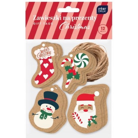 Zawieszki na prezenty kraft CHRISTMAS INTERDRUK Zawieszki na prezenty kraft CHRISTMAS INTERDRUK