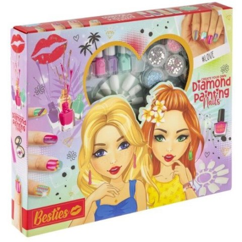 Zestaw do zdobienia paznokci 140040 BESTIES Zestaw do zdobienia paznokci 140040 BESTIES