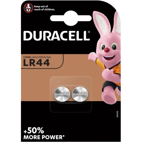 Bateria DURACELL LR44/A76/V13GA/76A/G13/L1154/157 alkaliczna guzikowa blister (2szt) Bateria DURACELL LR44/A76/V13GA/76A/G13/L1154/157 alkaliczna guzikowa blister (2szt)
