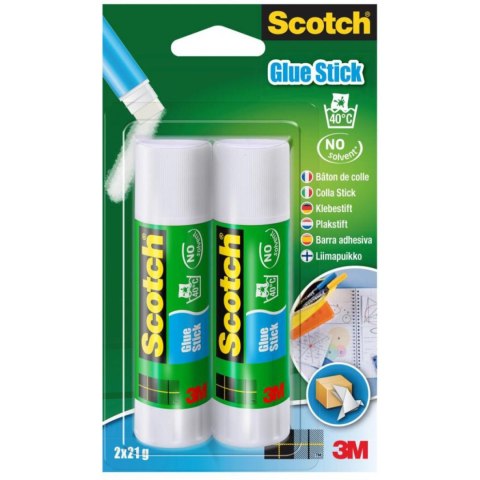 Klej w sztyfcie SCOTCH 40g (2szt.) blister 00829495 3M Klej w sztyfcie SCOTCH 40g (2szt.) blister 00829495 3M