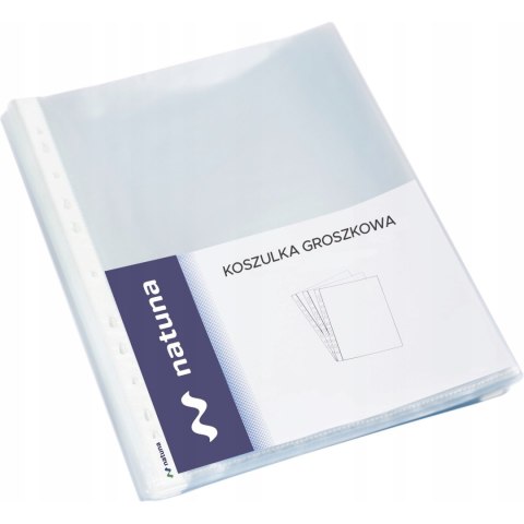 Koszulka groszkowa A5 50mic NATUNA (100szt) w folii Koszulka groszkowa A5 50mic NATUNA (100szt) w folii