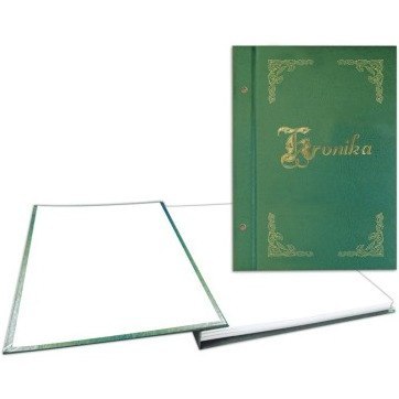Kronika 250x345mm pionowa zielona złocona 319-028 WARTA Kronika 250x345mm pionowa zielona złocona 319-028 WARTA