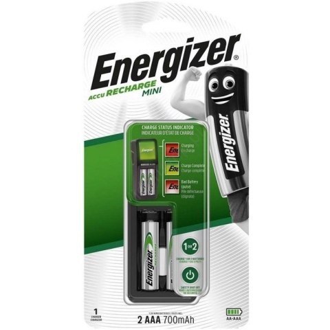 Ładowarka do akumulatorków ENERGIZER MINI + 2xAAA/HR03 700mAh Ładowarka do akumulatorków ENERGIZER MINI + 2xAAA/HR03 700mAh
