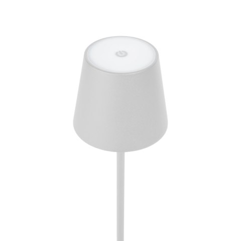 Lampka restauracyjno-barowa led PLATINET biała 4W 400lm wodoodporna z akumulatorem 4000mAh (45926) Lampka restauracyjno-barowa led PLATINET biała 4W 400lm wodoodporna z akumulatorem 4000mAh (45926)