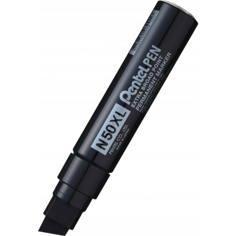 Marker permanentny N50XL-A czarny ścięty 8-15,4mm PENTEL Marker permanentny N50XL-A czarny ścięty 8-15,4mm PENTEL