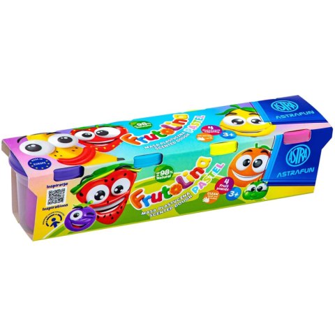 Masa plastyczna FRUTOLINA zestaw Pastel Astra Fun 4szt x 100g 336122013 Masa plastyczna FRUTOLINA zestaw Pastel Astra Fun 4szt x 100g 336122013