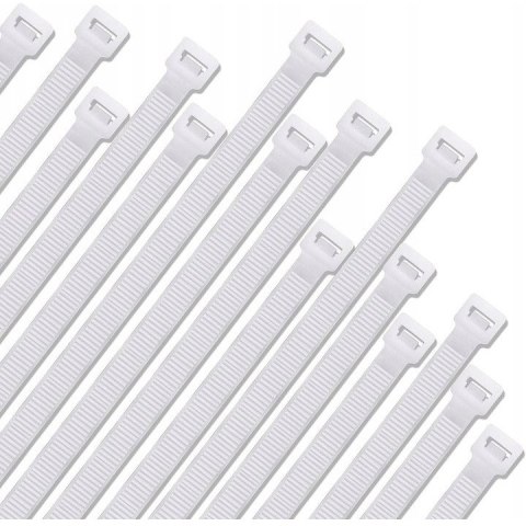 Opaska zaciskowa 450x4,8mm (100szt) biała LEXTOOL (LXOP17) Opaska zaciskowa 450x4,8mm (100szt) biała LEXTOOL (LXOP17)