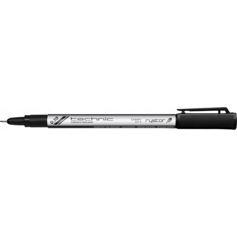 Cienkopis kreślarski 0,5mm a/czarny CK-05A RYSTOR Cienkopis kreślarski 0,5mm a/czarny CK-05A RYSTOR