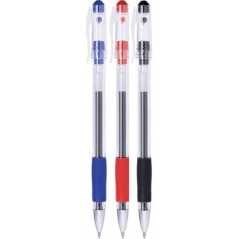 Komplet pióro żelowe 0,5mm 3 szt w etui czarne, czerwone, niebieskie GF-EKO RYSTOR Komplet pióro żelowe 0,5mm 3 szt w etui czarne, czerwone, niebieskie GF-EKO RYSTOR