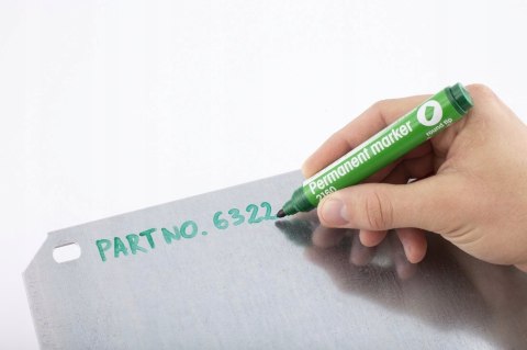 Marker permanentny 2160 zielony okrągła końcówka 101114 D.RECT Marker permanentny 2160 zielony okrągła końcówka 101114 D.RECT