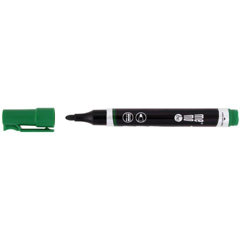 Marker permanentny zielony okrągła końcówka MM022-04 MEMOBE Marker permanentny zielony okrągła końcówka MM022-04 MEMOBE