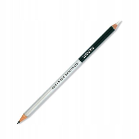 Ołówek 2B z gumką w oprawce 1350 SUDOKU KOH-I-NOOR Ołówek 2B z gumką w oprawce 1350 SUDOKU KOH-I-NOOR