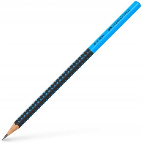 Ołówek GRIP 2001 TWO TONE czarny/niebieski 517010 FABER CASTELL Ołówek GRIP 2001 TWO TONE czarny/niebieski 517010 FABER CASTELL