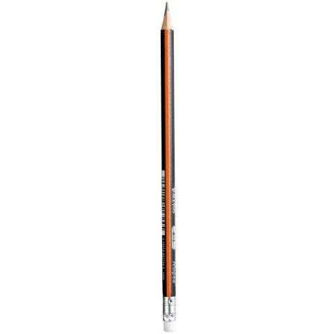 Ołówek drewniany z gumką Blackpeps B MAPED 851724 Ołówek drewniany z gumką Blackpeps B MAPED 851724