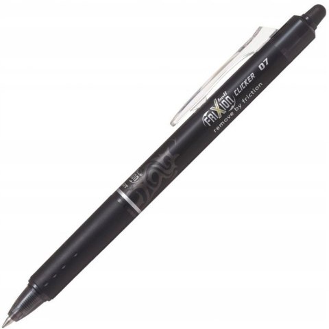 Pióro kulkowe PILOT FRIXION CLICKER 0.7 czarne PIBLRT-FR7-B Pióro kulkowe PILOT FRIXION CLICKER 0.7 czarne PIBLRT-FR7-B