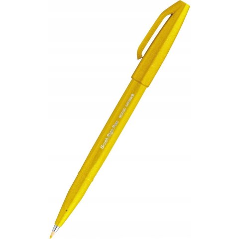 Pisak BRUSH SIGN PEN żółty SES15C-G PENTEL Pisak BRUSH SIGN PEN żółty SES15C-G PENTEL