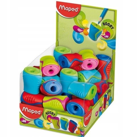 Temperówka MAPED BOOGY mix kolorów z pojemnikiem 063311 Temperówka MAPED BOOGY mix kolorów z pojemnikiem 063311