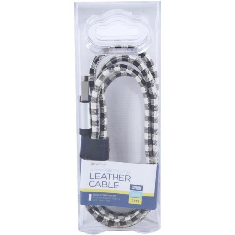 Kabel USB-A -> microUSB 1m 2,4A biały PLATINET MAMBA (43324) Kabel USB-A -> microUSB 1m 2,4A biały PLATINET MAMBA (43324)