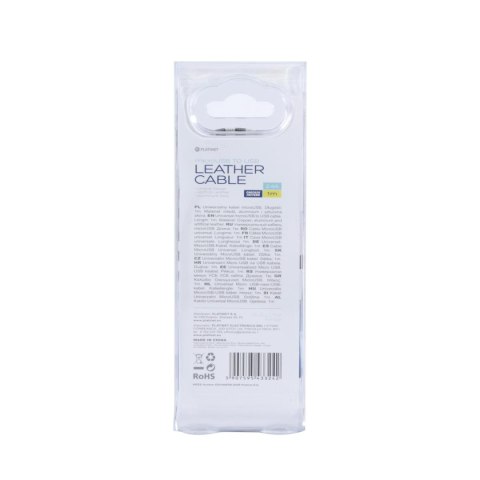 Kabel USB-A -> microUSB 1m 2,4A biały PLATINET MAMBA (43324) Kabel USB-A -> microUSB 1m 2,4A biały PLATINET MAMBA (43324)