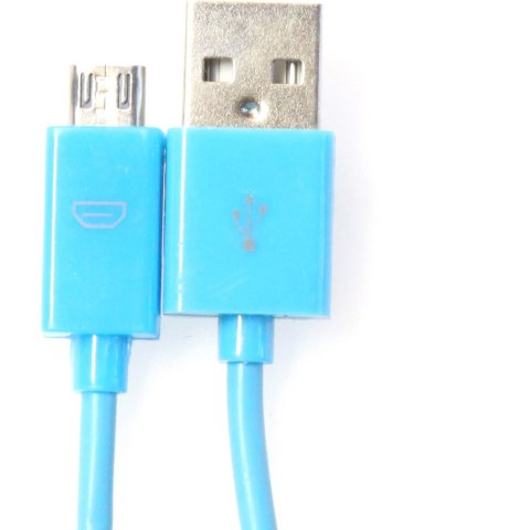 Kabel USB-A -> microUSB 1m 2A niebieski OMEGA BAJA (44340) Kabel USB-A -> microUSB 1m 2A niebieski OMEGA BAJA (44340)